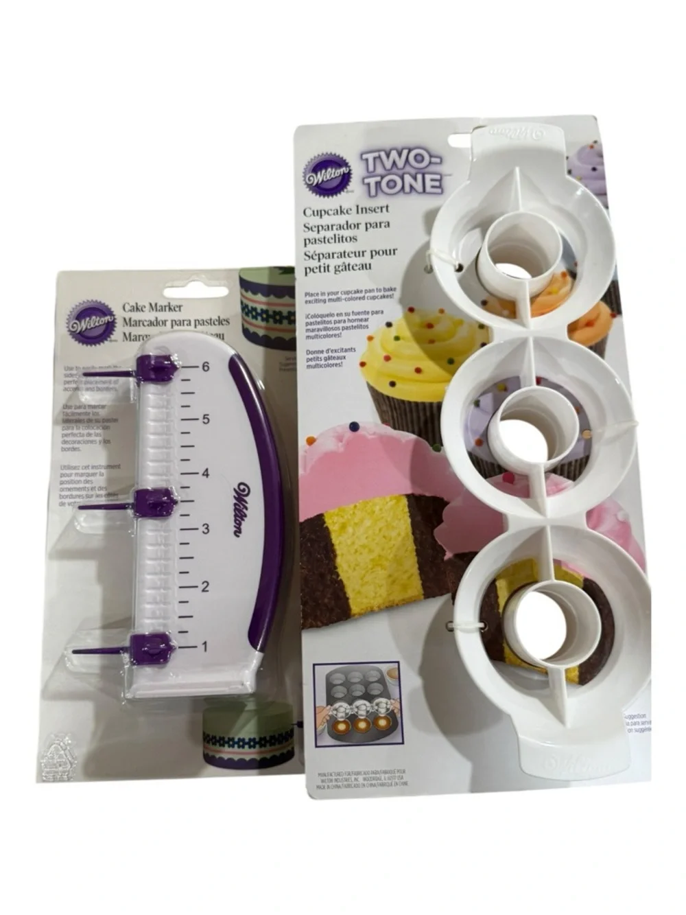 Wilton Cake Decorating Bundle Tools Kit Tips Spatula Marker Cupcake Insert New